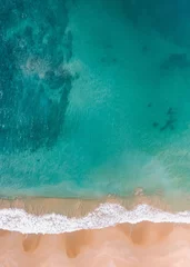 Tuinposter waves on the beach © Ahmad