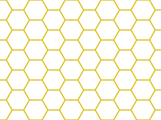 Seamless Honeycomb Shape Motifs Pattern, Beehive or Bee House Form, can use for Decoration, Ornate, Carpet Pattern, Fashion, Fabric, Textile, Tile, Mosaic, Wallpaper, Wrapping Cover, Background, etc.