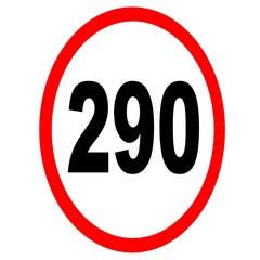 Illustration des Straßenverkehrszeichens 