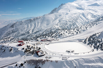 Ergan Ski Resort View, Erzincan, Turkey