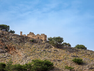 Agia Roumeli Castle, Chania Region, Crete, Greece