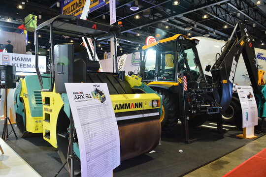 Ammann arx 91 roller at Philconstruct in Pasay, Philippines