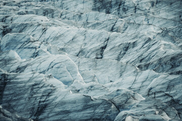 Naklejka premium Blue glacier in iceland, texture background