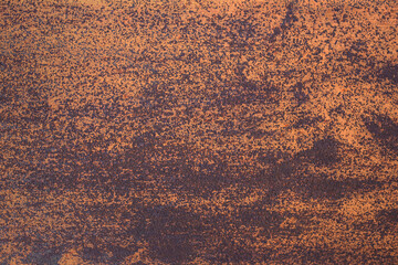Rusty vintage metal background texture - iron old rust grunge steel metallic dirty brown wall.