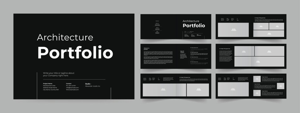 Architecture portfolio template