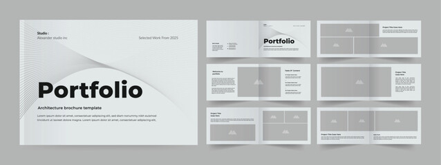 landscape architecture portfolio template
