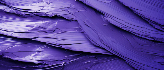 Obraz premium Close-up shots of a vibrant purple brush strokes texture.