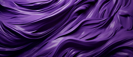 Obraz premium Close-up shots of a vibrant purple brush strokes texture.