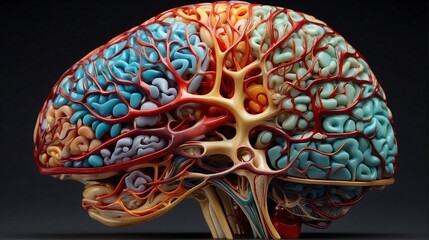 Human brain anatomy, generative AI 