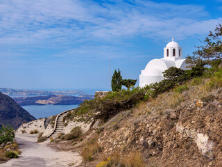 Saint Mark Holy Orthodox Chapel, Santorini or Thira Island, Cyclades, Greece