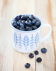 Delicious fresh blueberry