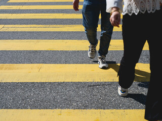 Yellow Zebra Crossing