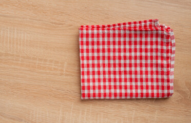 Obraz premium Picnic Table Cloth, Checkered Napkin, Red White Tablecloth, Kitchen Towel, Restaurant Dishcloth