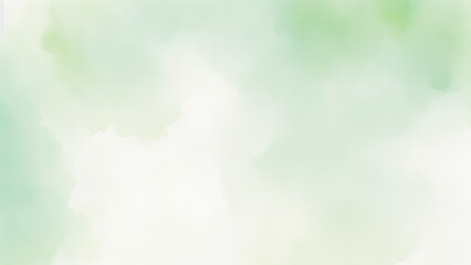 Obraz premium Green Pastel Watercolor Digital Paper Background