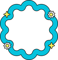 Funky Retro Frame Element