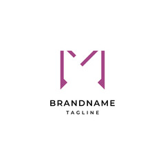 Brand name logo vector design illustration