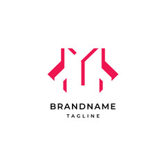 Vector logo brand name illustration