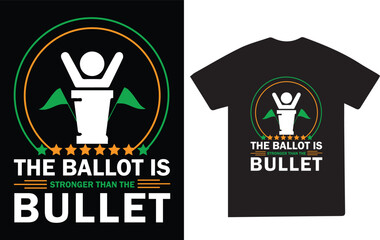 Creative and Modern Politics T-shirt Design