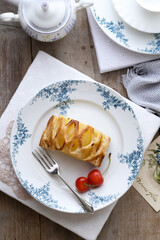 アップルパイとさくらんぼのティータイム