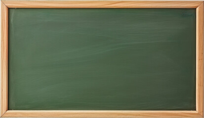 empty green blackboard