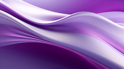 Abstract fluid purple wave in motion. 3D render background. Liquid waves for music poster, cover, banner, placard, flyer, presentation