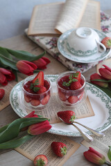 苺のブラマンジェ