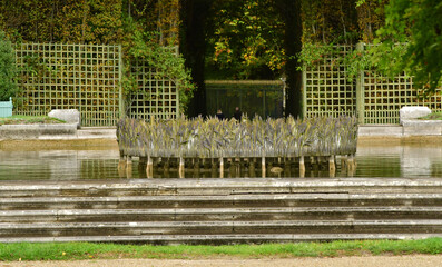 Versailles; France - october 27 2023 : Obelisk grove
