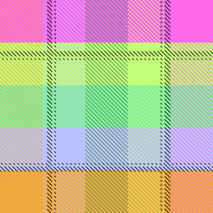 Graphic of rectangular continuous fabric pattern, beautiful colors, used for making shirts, curtains, blue, green, purple
