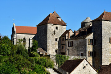 Fototapeta na wymiar Meyronne; France - october 7 2023 : the old village