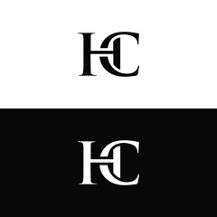 HC logo. H C design. White HC letter. HC, H C letter logo design. Initial letter HC  linked circle uppercase monogram logo. H C letter logo vector design. top logo, Most Recent, Featured, 