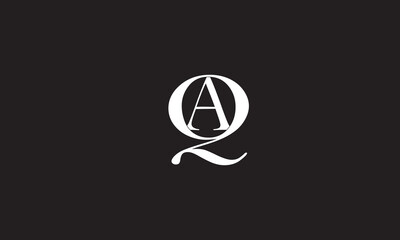 AQ, QA , A , Q , Abstract Letters Logo Monogram