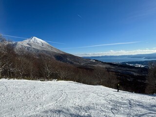 2023年の12月の福島県のネコママウンテンの旧アルツ磐梯側の南エリア