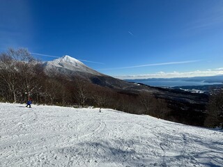 2023年の12月の福島県のネコママウンテンの旧アルツ磐梯側の南エリア