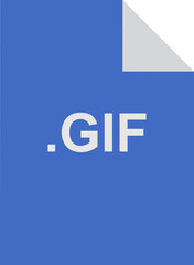 GIF  File Icon fill Crisp corners 