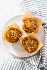 Banana oatmeal muffins