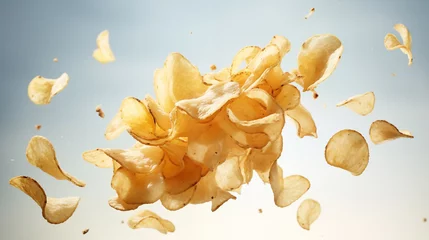 Fotobehang potato chips © sam richter