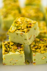 Pistachio fudge