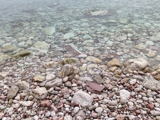 stones in water
