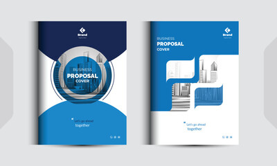Corporate Business Proposal Cover Design Templates Concepts Adept for Multipurpose Projects