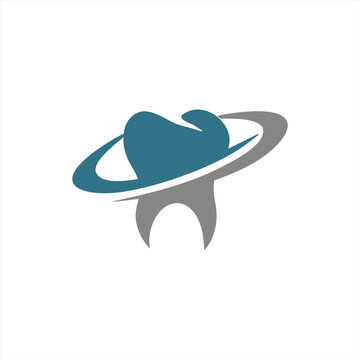 Tooth logo icon vector. Great for dental company