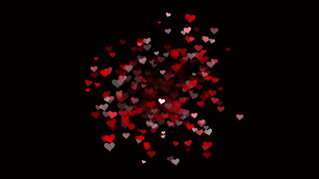 love , heart shef icon , abastrak background
