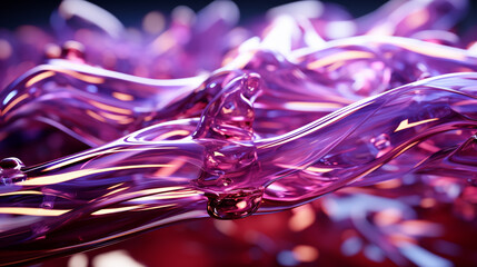 purple water drops