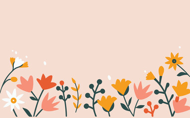 Valentine's day, women's day, spring abstract background poster with copy space. Good for postcards, email header, wallpaper, banner, events, covers, advertising, and more.