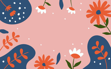 Valentine's day, women's day, spring abstract background poster with copy space. Good for postcards, email header, wallpaper, banner, events, covers, advertising, and more.