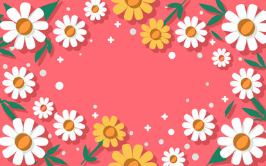 Valentine's day, women's day, spring abstract background poster with copy space. Good for postcards, email header, wallpaper, banner, events, covers, advertising, and more.