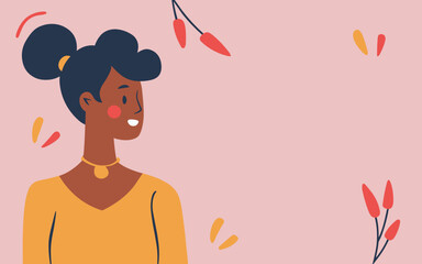 Valentine's day, women's day, spring abstract background poster with copy space. Good for postcards, email header, wallpaper, banner, events, covers, advertising, and more.