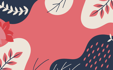 Valentine's day, women's day, spring abstract background poster with copy space. Good for postcards, email header, wallpaper, banner, events, covers, advertising, and more.