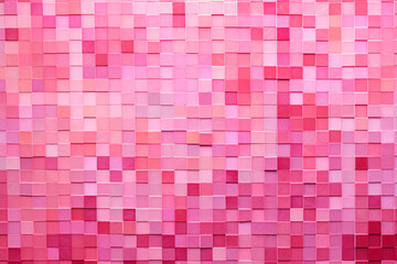 Pink pixelated texture fading into a white background