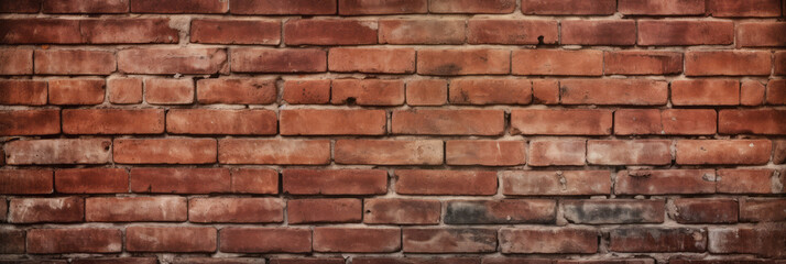 Fototapeta premium Red brick wall texture grunge background
