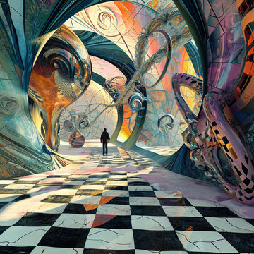 Paradoxical, zine, counterculture, 3d, technology, optical illusion, creation